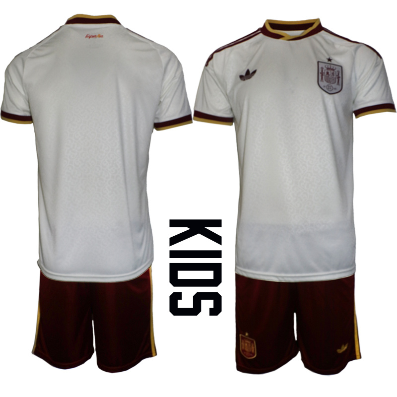 Youth Spain away 2026 World Cup blank soccer jerseys 83582925